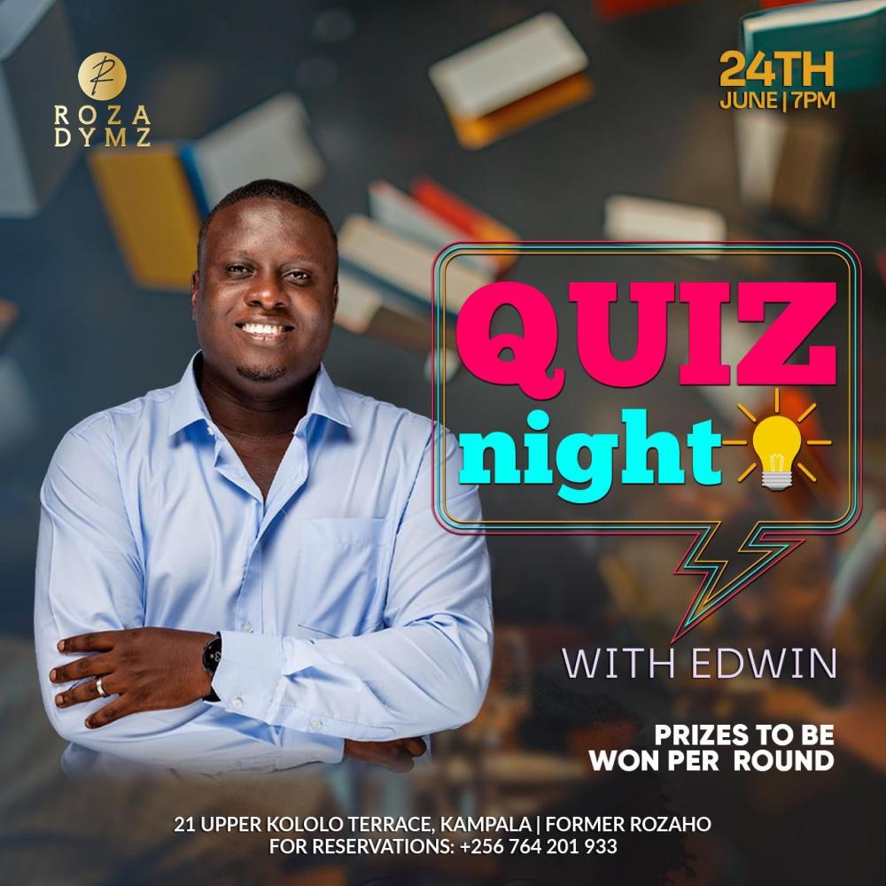 Quiz night with Edwin