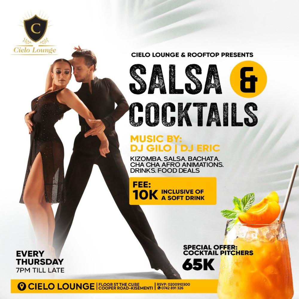 Cielo Lounge & Rooftop presents Salsa Salsa and Cocktails