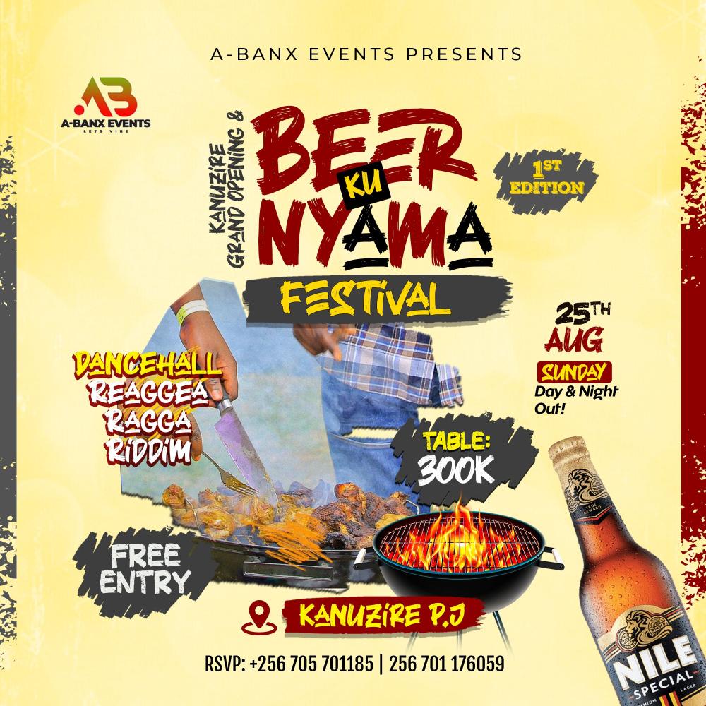 Kanuzire Grand Opening: Beer Ku Nyama 1st Edition