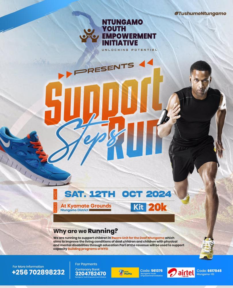 Support Steps Run - Ntungamo #Tushume Ntungamo