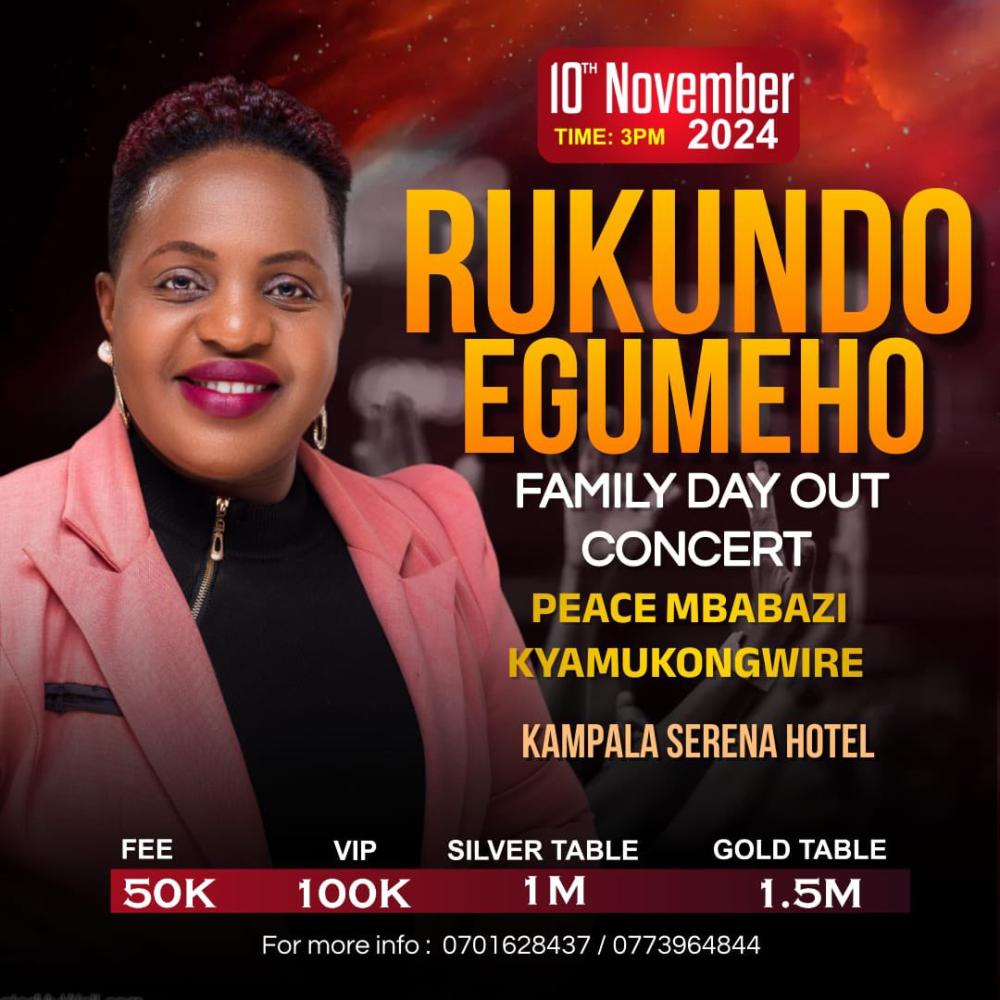 Rukundo Egumeho: Family Day Out Concert