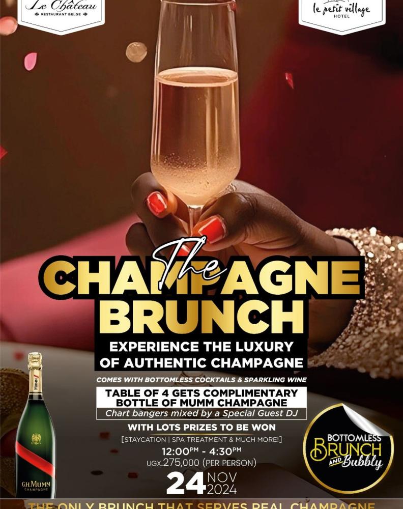 The Champagne Brunch: Experience the luxury of authentic Champagne