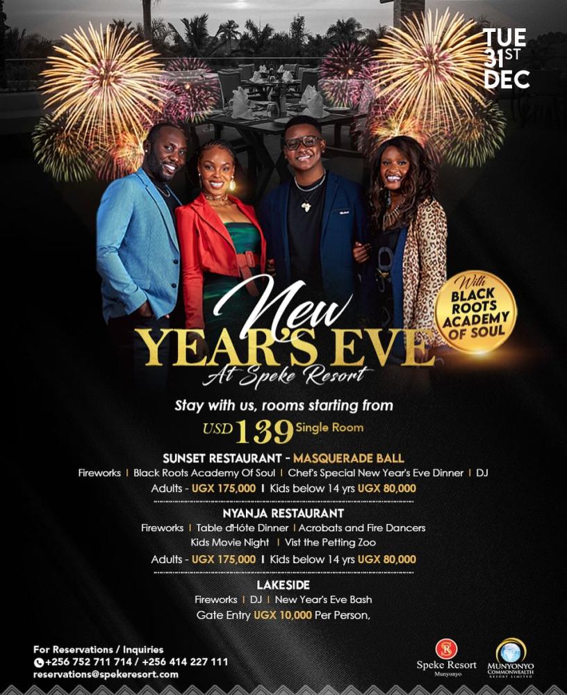 New Year's Eve at Speke Resort