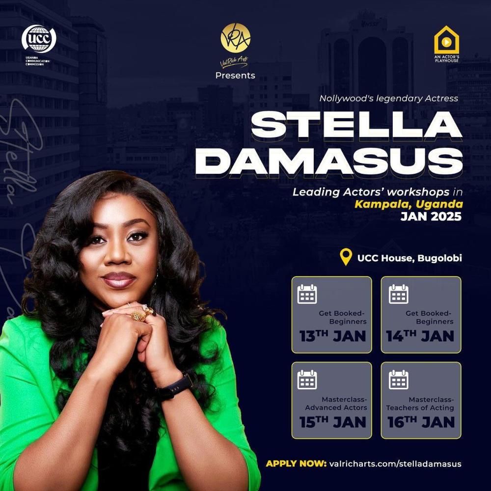 Stella Damascus: Leading Actors' Workshops in Kampala