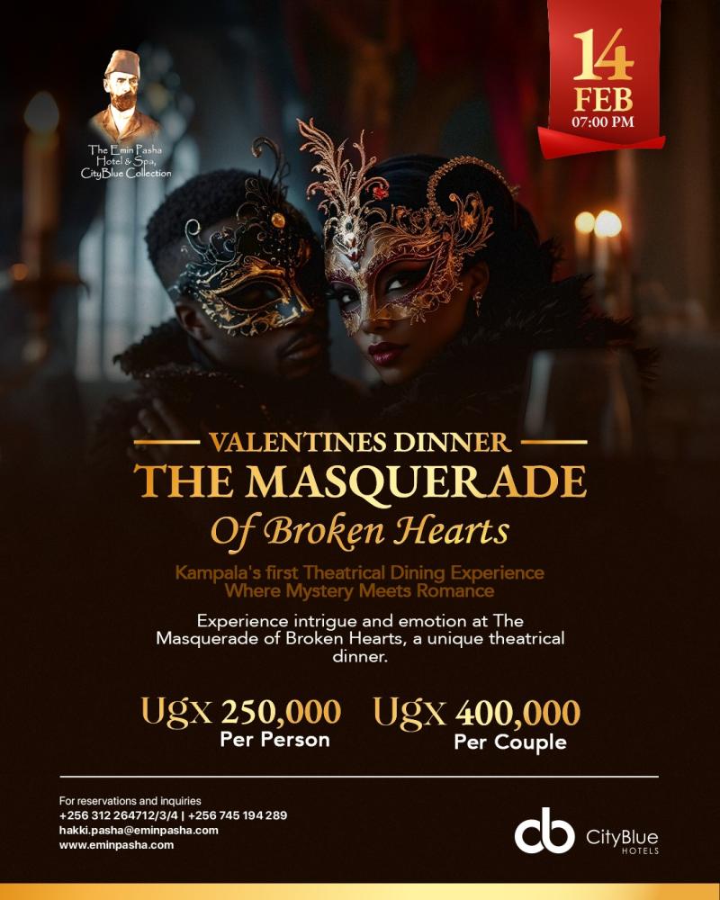 Valentines Dinner: The Masquerade of Broken Hearts